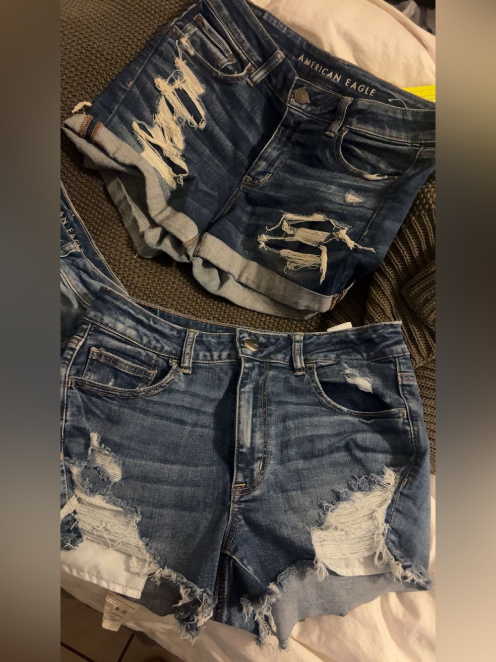 Lot of jean shorts